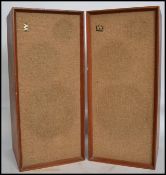 A good pair of quality vintage teak wood cased hi-fi speakers by Wharfedale in good working order.