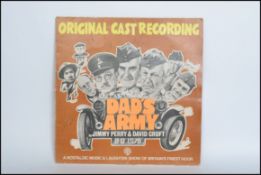 An original 1975 Dad's Army stage show ' Original Cast Recording ' LP record, signed by cast members