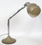 A good mid century enamel painted steel Pifco desk