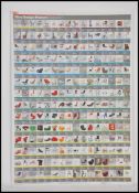 A stunning mounted Vitro Design Museum Collection poster depicting chairs and  designs from