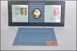 A souvenir 21 January 1976 ‘Day of the Concorde’ London-Bahrain inaugural scheduled flight coin
