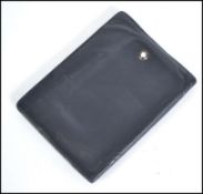 A 20th century Mont Blanc Meisterstuck four section credit card holder wallet in a black leather