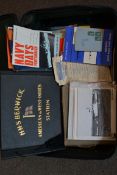 Maritime interest.Merchant & Royal Navy photos, postcards, booklets,menus,plans,passport &