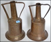 Two early 20th century Turkish / Islamic copper wa