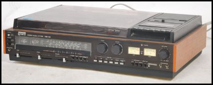 A vintage 1970's Sony Hi-fi system model no HMk-80