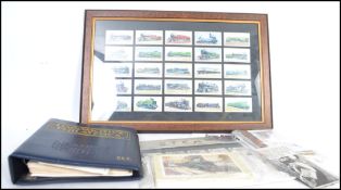 A collection of Railway Train Locomotive philatelica to include 1980s world stamps, together with