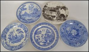 A group of collectors boxed Spode collectors plates to include plates from the ' The Spode Blue Room