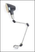 A retro 1970's EDI Silver Star anglepoise Industri