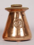 A pair of believed 19th century bronze cone infusers / defusers ( Incense burners ). Each of heavy