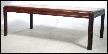 A retro 20th century stained teak wood coffee - oc