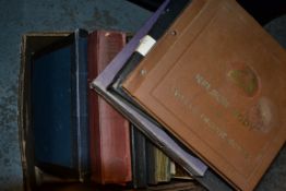 A large collection of vintage early 20th century 78rpm record albums. Many different artists ranging