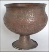 A believed early 19th century copper Islamic bowl