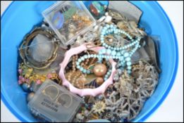 A group of costume jewellery to include necklaces, bangles, bracelets etc. Please see images.