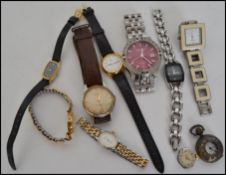 A collection of vintage watches to include Services, Seiko, Ingersoll etc.