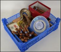 A collection of cigars and smoking related items to include many cigars to include El Credito,