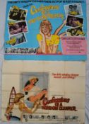 Two original UK Quad cinema advertising posters fo