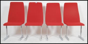 A superb set of 1970's dining chairs. A high quali