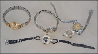 A collection of vintage ladies dress watches to in