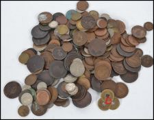 A good collection of decimal/pre-decimal coins to include british and foreign tokens.