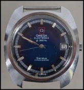 A vintage gentlemans 20th century Omega wristwatch ( lacking the strap ) Electronic F300 Hz