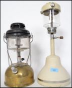 A vintage mid 20th century industrial Bialaddin model T10 pressure paraffin table lamp having