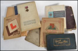 A good collection of cigarette cards and ephemera to include a Cromell series album filled with