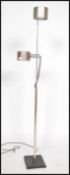 A retro mid century vintage twin spot floor standi