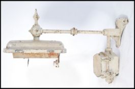 A good early 20th century large cast metal street