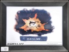 A graffiti urban art print by Bristol Street artis