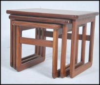 A 1970's retro Danish Influence heavy teak wood ne