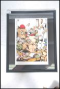 A graffiti urban art print by Bristol Street artis