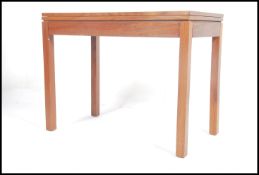 A 1960's Air Ministry teak wood fold over games /