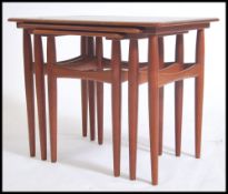 A nest of Danish 1970's Kai Kristiansen teak wood