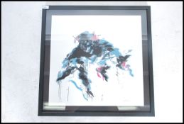 A graffiti urban art print by Bristol Street artis