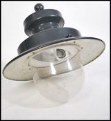 A vintage style 20th century industrial street lam