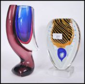 A fabulous Kosta style glass sculpture / vase with
