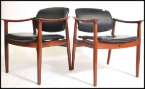 A pair of 1960's Edvard Kindt Larsen and Tove Kind