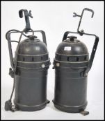 A good pair of 20th century polished steel Par 64