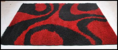A fantastic contemporary retro style floor rug / m