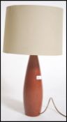 A 1960's retro teak wood desk / table lamp