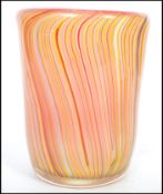 An Italian mid century Venini type studio art glas