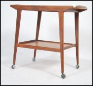 A 1970's / mid century retro teak wood buffet trol