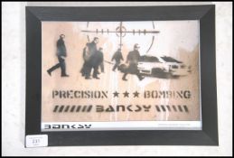 A graffiti urban art print by Bristol Street artis