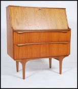 A 1970's Macintosh of Kirkcaldy teak wood bureau o