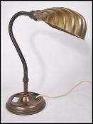 A good 1930's Art Deco goose neck anglepoise Indus
