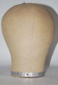 A fabulous 1930's shop haberdashery mannequin bust