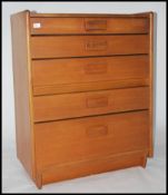 A 1970's / mid century White & Newton teak wood ch