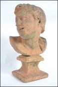 A large 20th century terracotta type cast classica