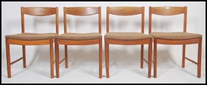 A set of 4 1970's Macintosh of Kirkcaldy teak wood
