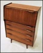 A good 1970's Danish inspired teak wood bureau bei
